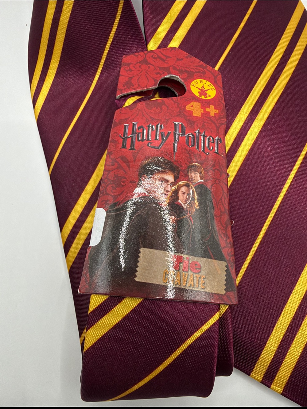 Warner Bros. Gryffindor Maroon & Gold Striped Tie